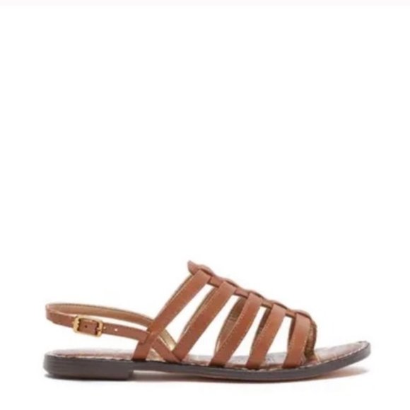 Sam Edelman NEW Garland Leather Caged Flat Sandals - Picture 6 of 6